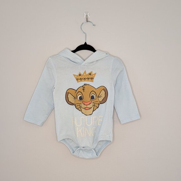 💛 4 for 10 💛 The Lion King Simba Hooded Bodysuit - Picture 1 of 4